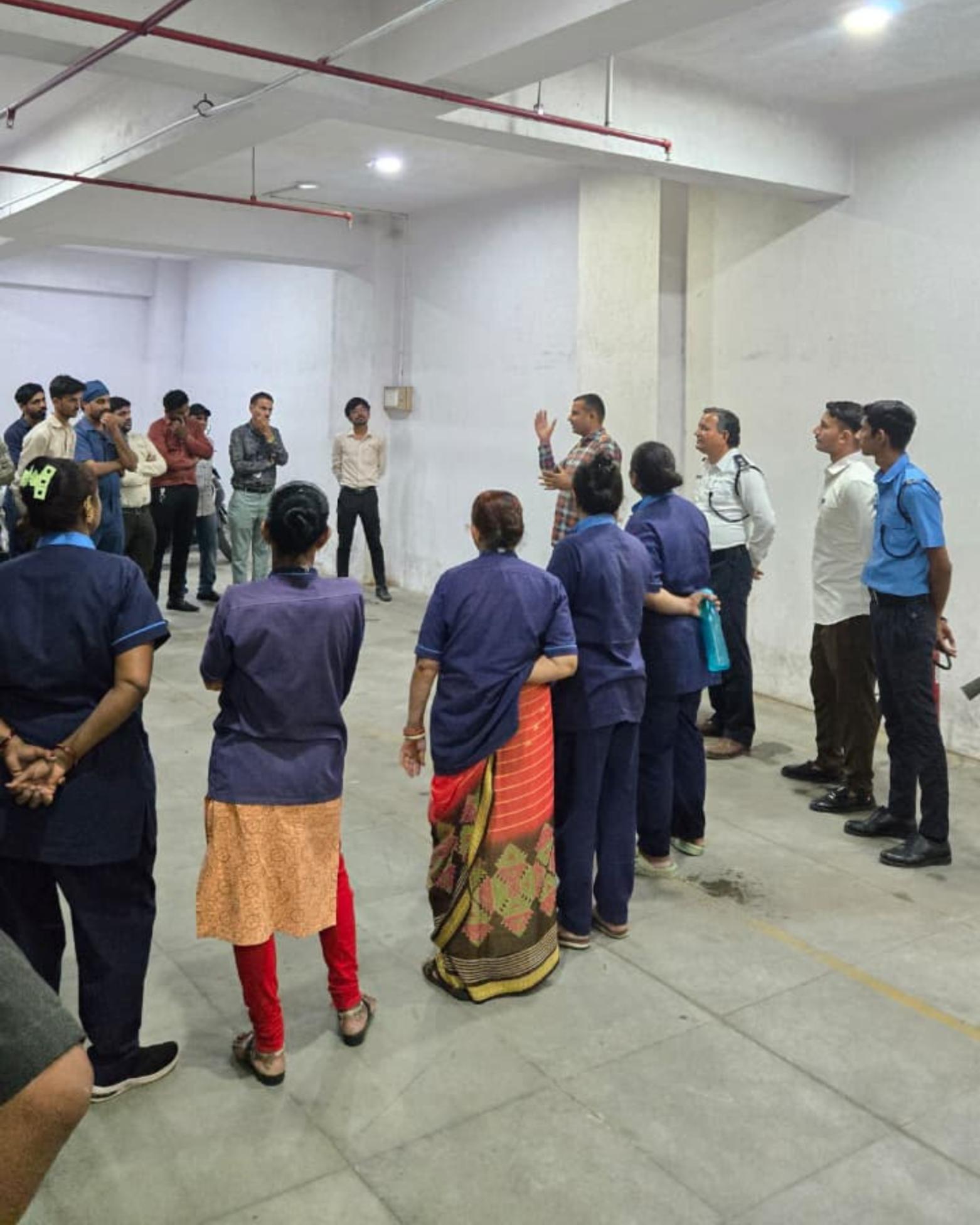 11 May – Fire Training at Shiv Hospital